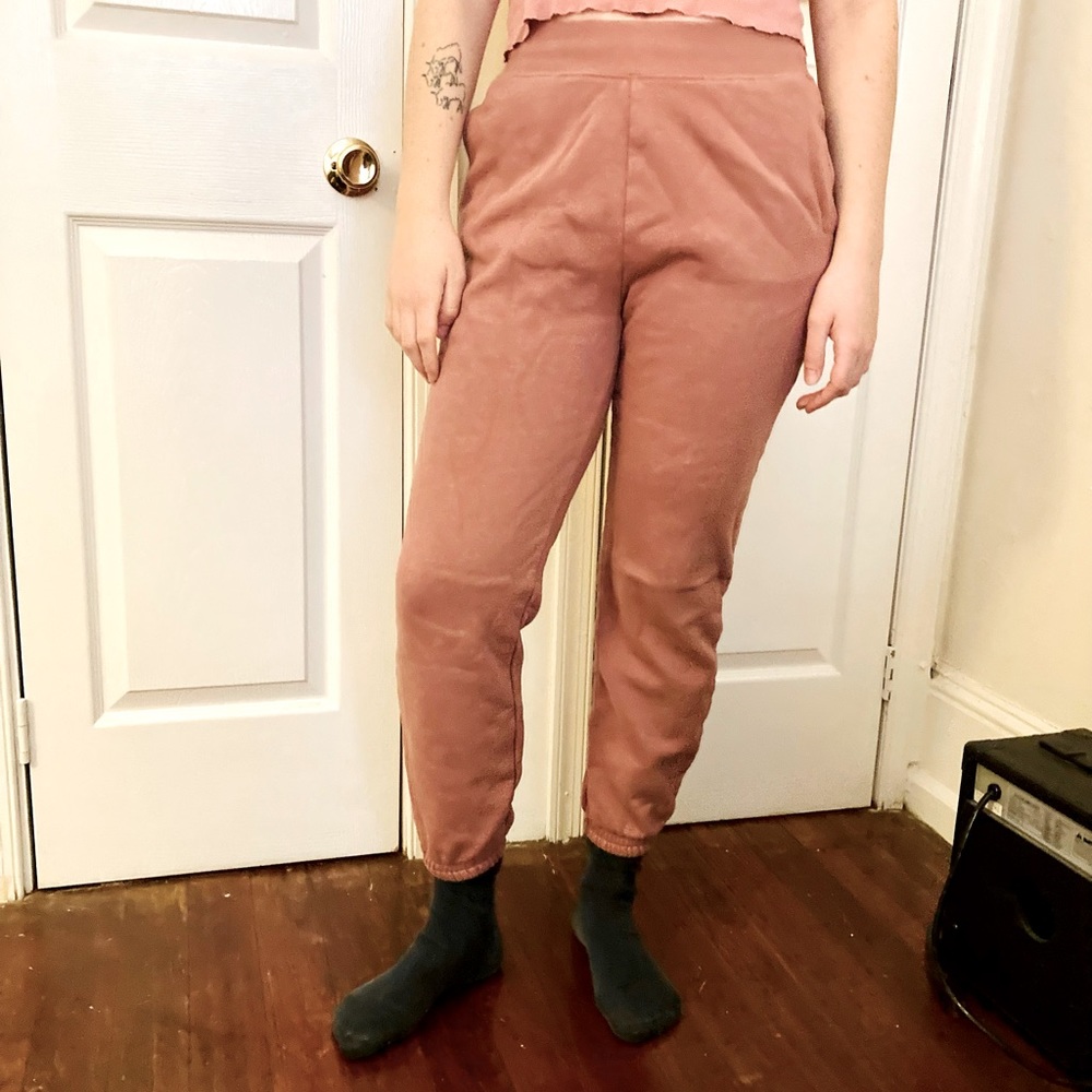 Girlfriend Collective Mauve Classic Joggers